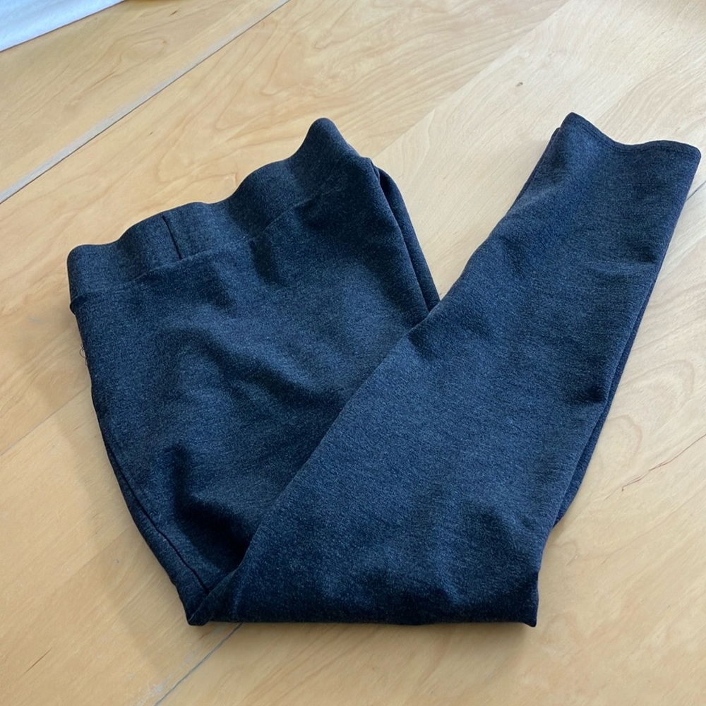 Philosophy Charcoal Grey Leggings pants Size L Pull On Elastic Waistband